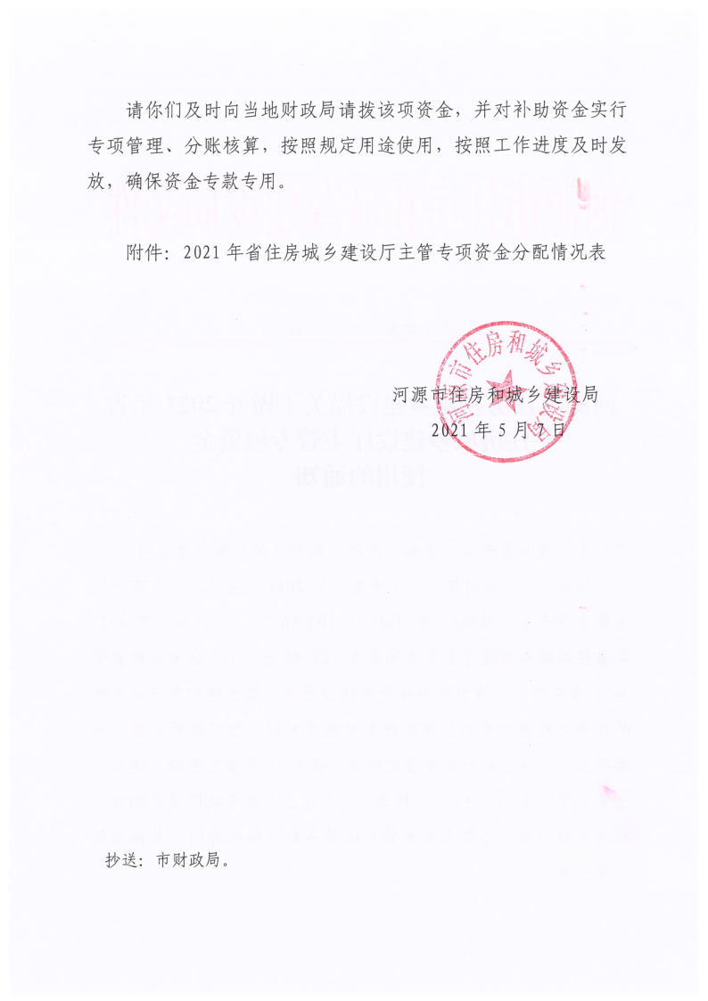 河源市住房和城乡建设局关于做好2021年省住房城乡建设厅主管专项资金使用的通知（省级补助资金329.45万元）_2.png